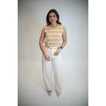 COLETE MARINE NUDE LISTRADO