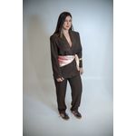 CONJUNTO LUNEL MARROM