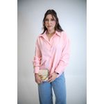 CAMISA ALINA ROSA LISTRADA