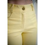 CALÇA SARJADA TESSA AMARELA
