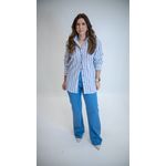 BLUSA LINA LISTRADA AZUL
