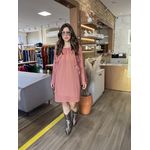 VESTIDO LOREDANA MARROM BLUSH