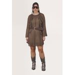 VESTIDO LOREDANA MARROM