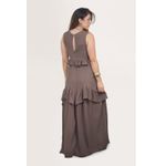 VESTIDO MIREYA MARROM