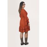 VESTIDO ORIANE TELHA