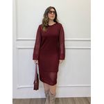 VESTIDO THALIA VINHO