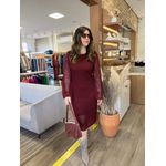 VESTIDO THALIA VINHO
