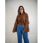 BLUSA SORELLE MARROM
