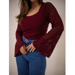 BLUSA CLIO VINHO