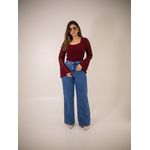 BLUSA CLIO VINHO