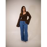 BLUSA CLIO MARROM