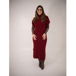 VESTIDO CELINE VINHO