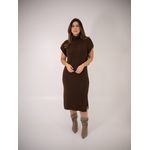 VESTIDO CELINE MARROM