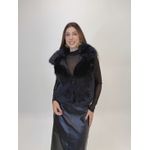 COLETE DE PELO MAJU PRETO 