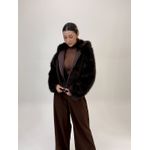 JAQUETA DE PELO CAFÉ CLEO 