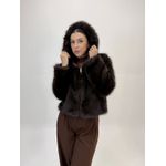 JAQUETA DE PELO CAFÉ CLEO 