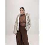 JAQUETA DE PELO CARAMELO CLEO