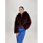 JAQUETA DE PELO VINHO CLEO 