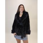 CASACO DE PELO LIRIA PRETO 
