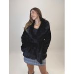 CASACO DE PELO LIRIA PRETO 