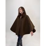 PONCHO DE LA BATIDA SOPHIA MARROM