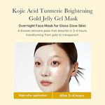 Medicube Kojic Acid Turmeric Brightening Gold Jelly Gel Mask