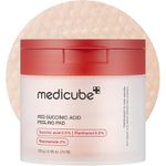 Medicube Red Succinic Acid Panthenol Facial Peeling Pads