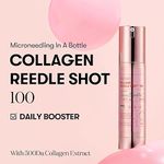  VT COSMETICS Collagen Reedle Shot 100, Microneedling Serum, Firming & Elasticity, 500Da Collagen Extract