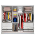 Guarda Roupa 3 Portas de Correr 100% MDF Diamond 241cm