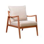 Poltrona Mara - Tecido Boucle Bege