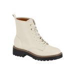 Bota coturno branca 