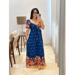 Vestido longo inspiração azul 