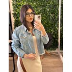 Jaqueta jeans clara 