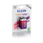 Bateria 9V Recarregável 250mah Elgin