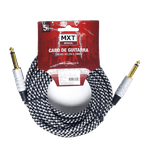 Cabo P10 / P10 Mono Metal 5m MXT - Malha Colorida