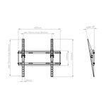 Suporte para TV de 32'' A 55'' Inclinável até 10ğ Sbrp415 Brasforma