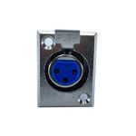 XLR Canon Femea de painel com Trava METAL