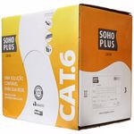 Cabo de Rede Utp Soho Plus Cat6 Caixa Com 305 Metros - Cinza - Furukawa