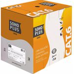 Cabo de Rede Utp Soho Plus Cat6 Caixa Com 305 Metros - Cinza - Furukawa