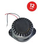 Sirene Piezoelétrica 12volts - 106db Preto/Branco - Elite Ipec