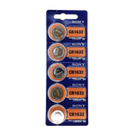 Bateria CR1632 3V Sony - Cartela com 5un.