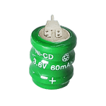 Bateria 3,6volts 60ma Níquel Cádmio - Para memória
