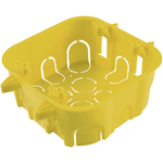 CAIXA DE EMBUTIR Tramontina PVC AMARELA 4 X 4 DRYWALL