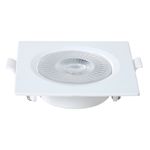 Spot Led de Embutir Quadrado 6w - Branco