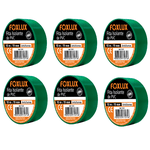 Kit 6 Fitas Isolante Verde Fox Lux - 10M