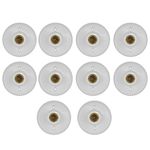 Kit 10 Plafons Plastico Branco E-27 - Blumenau