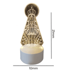  Luminária 3D Aparecida 4W 3000/4000/6000K