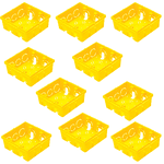 KIT C/ 10 CAIXAS DE EMBUTIR Tramontina PVC AMARELA 4 X 4