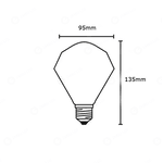 Lampada Filamento Led Retro G95 4W 2200K
