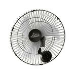 VENTILADOR OSCILANTE 60CM BIVOLT PRETO DE PAREDE PREMIUM